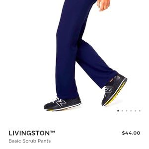 NWT Figs Livingston Scrub Pant XS Navy